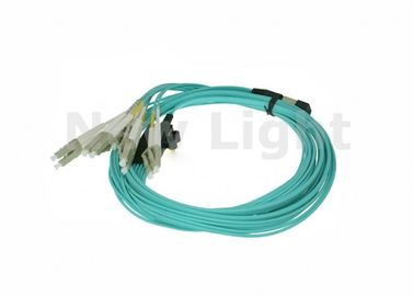 Buy 10 Meter OM4 12 core 3.0mm MPO MTP Cable LSZH Jacket MPO TO LC Cable online manufacture