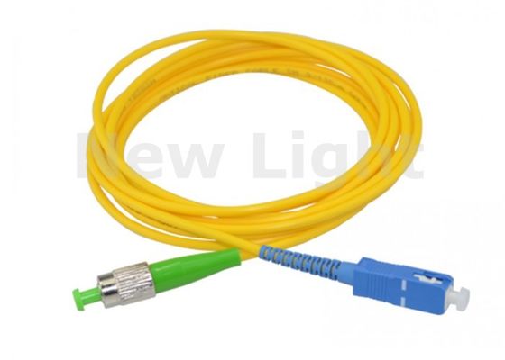 buy 3 Meters Single Mode FC-SC Fiber Optic Patch Cord for High-Speed Networks online manufacture