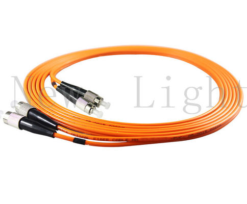 buy FC-FC Multi Mode Optical Fiber Patch Cord with PVC/LSZH Material and 0.9/2.0/3.0mm Diameter online manufacture