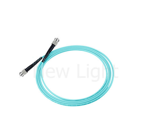 Buy ST-ST Multimode Fiber Optic Patch Cable OM3 2.0 or 3.0 mm Aqua Color Simplex online manufacture