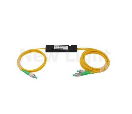 buy Single Mode Fiber Optical Splitter with FC/APC Connector and 0.9/2.0/3.0 mm Cable Diameter online manufacture