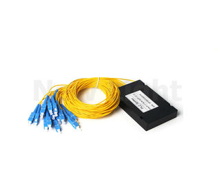 Buy WDM Single Mode Fiber Splitter 1x2 / 4 / 6 / 8 / 16 / 32 /64  SC / PC online manufacture