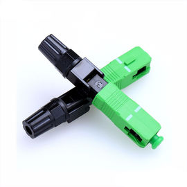 Buy SC APC Fiber Optic Fast Connector 90N Tensile Strength For Patch Cable online manufacture