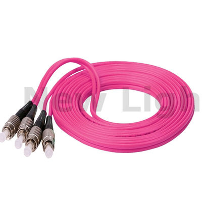 buy Low Insertion Loss OM4 FC Fiber Patch Cord Duplex Optical Fiber Patch Cable online manufacture