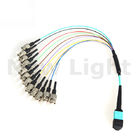 MPO / MTP  -  MPO / MTP female MPO fiber cable single mode optical fiber patch cord