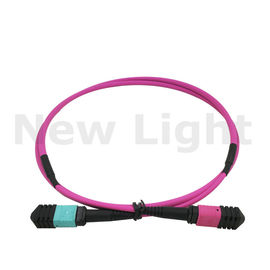 Buy 1 m   MTP  -   MTP male / female MPO MTP cable multi mode OM4 optical fiber patch cord online manufacture