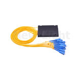 Professional Fiber Optic Splitter SC / LC / FC Connector For PON Networks