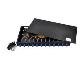 Buy 19 Inch Fiber Optic Distribution Frame Terminal Box For Optical Fiber Pach Cord online manufacture