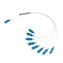 Buy 1 X 16 SC / PC Fiber Optic PLC Splitter , SC APC Splitter Optical Power Management Device online manufacture