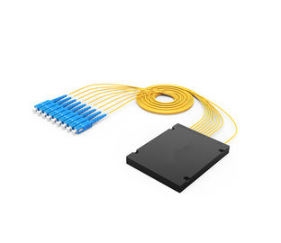 Buy FTTH 1 X 8 / 32 optical PLC splitter Module SC PC Connector WDM / CWDM Single Mode online manufacture