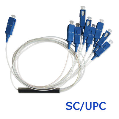 buy SC PC Mini Fiber Optic Splitter Single Mode Low Insertion Loss for FTTH and CATV Applications online manufacture