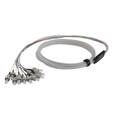 buy 0.9mm Single Mode Fiber Optic Pigtail with Low Insertion Loss and ST Connector online manufacture
