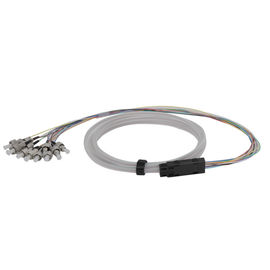 Buy 3 M Fiber Optic Pigtail , ST White Commom Tube Bounded Fibre Optic pigtails online manufacture