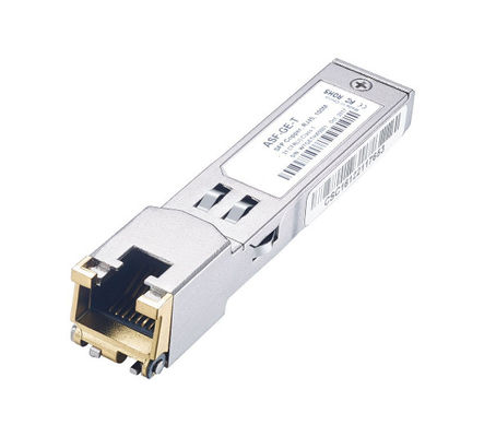 Buy 850nm Wavelength SFP Fiber Transceiver with RJ45 Female Connector and 1.25 Gb/s Data Rate for 10G Base-SR/SW Applications online manufacture