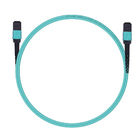 PVC Material Fiber Optic Patch Cord MPO / MTP Male And Female 850 /1300 Wavelenth