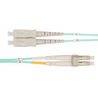LC - SC Fiber Patch Cables Multi  Mode 10 Meter LSZH Jacket 50 / 125 Um