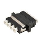 Four Cores Fiber Optic Cable Adapter Black Color For SC Connectors / Patch Cord