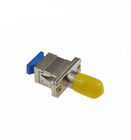 ST - SC Fiber Optic Cable Adapter Metal Material Square Cutouts For CATV / FTTH