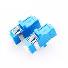 Blue Color Fiber Optic Connector Adapters Multi Mode With Ears Welded Type