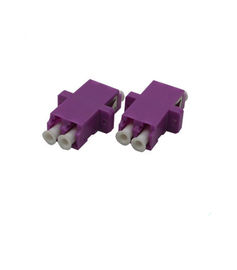 Buy LC - LC DX Fiber Optic Adapter , Plastic Material Fiber Optic Connector Adapters online manufacture