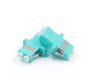 Buy LC DX OM3 Fiber Optic Connector Adapters One - Piece Type For Distribution Box online manufacture