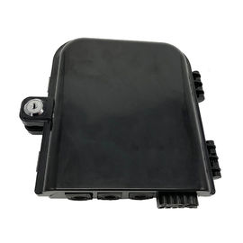 Buy Black FTTH Termination Box 1 x 8 PLC Splitter For Drop Cable 11.8 X 10.2 X 3.5 Inches online manufacture