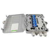 8 Core FTTH Termination Box IP65 Waterproof  ABS / PC  Customized PLC