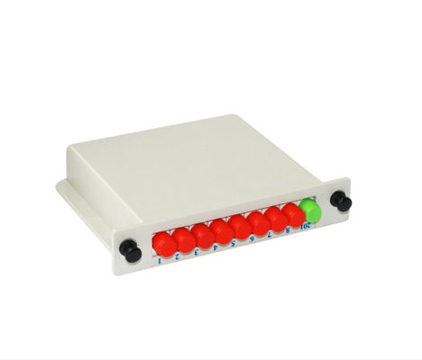 buy ABS Material Fiber Optic Cassette with Low Insertion Loss and 1X8/16/32/64 Cores PLC Splitter LGX Box online manufacture