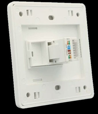 Buy Industrial Grade CAT7 Network Socket with 110-240V Voltage and Wall-mounted Installation online manufacture