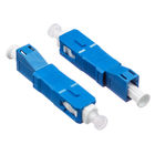SC Fiber Optic Connectors Adaptor Low Insertion With Blue Plastic Housing