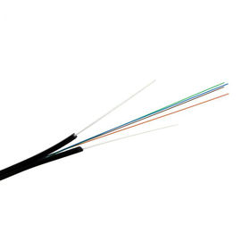 Buy 2 Core Fiber Optic Cable FTTH Indoor Optical Fiber Drop Cord With Strength Members online manufacture