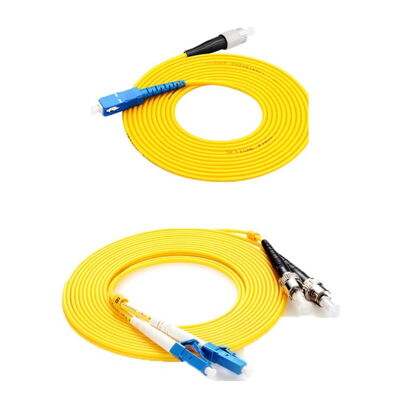 Buy OFNP Plenum Rated LSZH Low Smoke Zero Halogen Fiber Optic Patch Cord with SC LC FC ST Connectors online manufacture