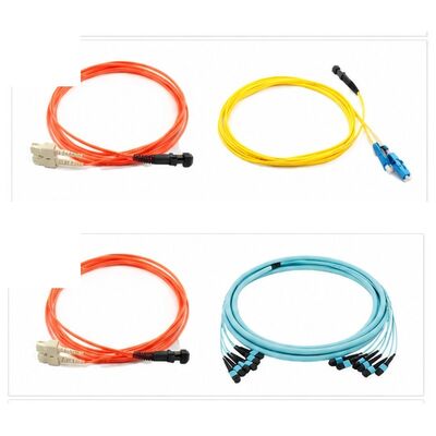 Buy 12 Color Coded Fiber Optic Pigtail with SC APC Connector for OS2 Single Mode Applications online manufacture