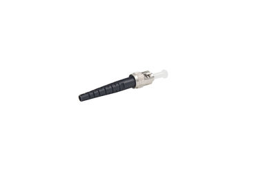 Buy ST Single Mode 2.0 Fiber Optic Connectors Metal Material With Black Net Boot online manufacture