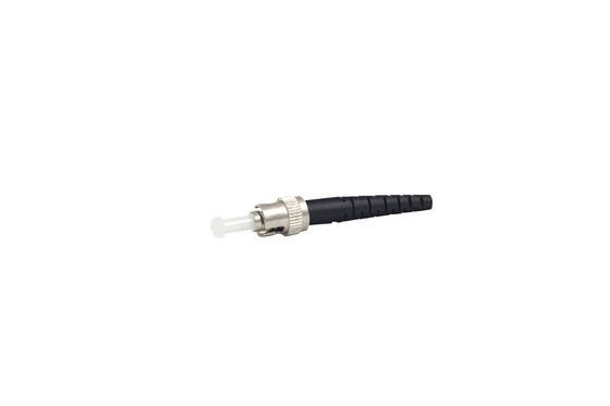 buy 3.0mm Low Insertion Loss Nickel Plated Brass Body Fiber Optic ST Connector for Indoor Distribution online manufacture