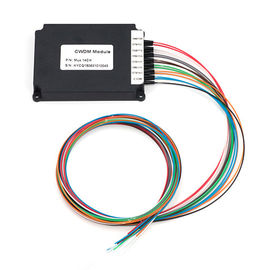 Buy 16 Channels Fiber Optic WDM , Fiber Optic Splitter LC UPC Connector Wide Pass Band online manufacture