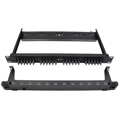 Buy 1U Rack Mount Fiber Optic Patch Panel with 96core LC and Pull-Type Box for High Density Applications online manufacture