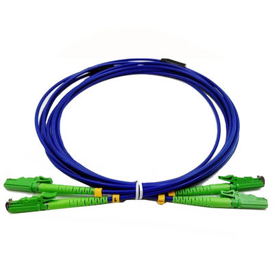 buy Armored E2000 APC Optical Fiber Patch Cord with High Indentation Strength and Duplex Fiber Count online manufacture