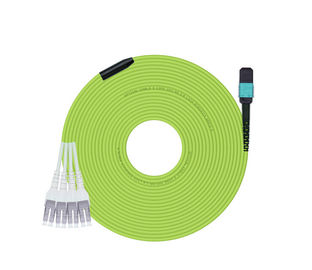 Buy 8 Core PVC 3.0mm MPO MTP Cable 850nm 953nm 1300nm Wavelength online manufacture