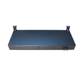 Buy 1U Rack Mount Fiber Optic Distribution Box  8C 12C 24C 32C 48C 0.35dB 0.5dB Insertion Loss online manufacture