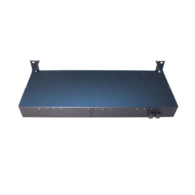 buy 1U Rack Mount Fiber Optic Distribution Box with 8C 12C 24C 32C 48C Capacity and 0.35dB 0.5dB Insertion Loss for High Density Applications online manufacture