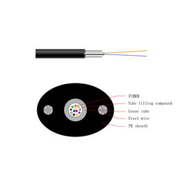 Buy FTTH Fiber Optic Cable Flame Retardant LSZH Sheath Self Supporting Structure online manufacture
