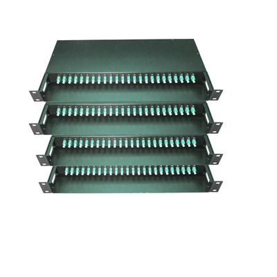 Buy 48 / 96 Fiber MPO/MTP Fiber Optic Patch Panel Termination Box with 19 Inch Rack Mount and SPECC Material online manufacture