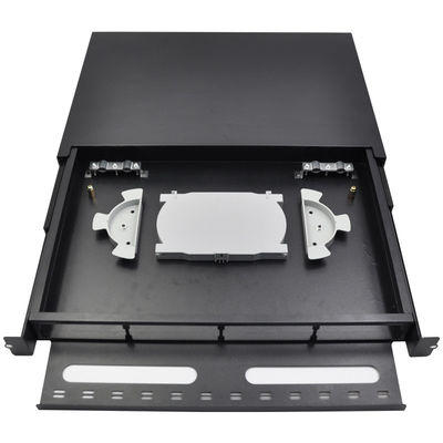 buy 19 Inch 24 Port ODF Fiber Optic Patch Panel with Drawer Structure for Easy Operation in Data Centers online manufacture