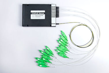 Buy 8 Channel Fiber Optic WDM Multiplexer SC UPC CWDM Mux / Demux Set ABS Module online manufacture
