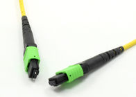 Trunk MPO MTP Cable MPO Male To MPO Female SM 8 / 12 Fiber Patch Cord
