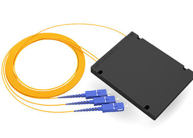 Buy Wide Wavelength Fiber Optic Splitter 1x2 ABS Box Type PLC With SC / PC Connector online manufacture
