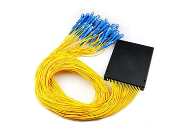 Buy 1 In 32 Out PLC Fiber Optic Splitter 1x32 ABS Box Type With SC / PC Connector online manufacture