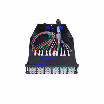 buy FTTX Optical Fiber MPO/MTP Cassette 1RU Terminal Box with Corning ClearCurve® Fiber and 96 LC Fibers Patch Panel online manufacture