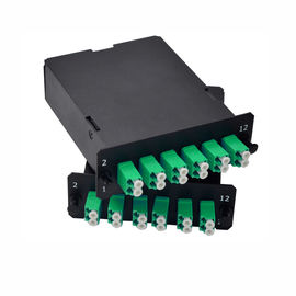 Buy MPO / MTP Cassette Contains Duplex LC Connector For Mpo Patch Panel online manufacture